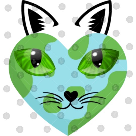 Save The Earth Its The Only Planet With Cat Digital Files