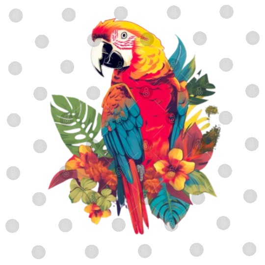 Macaw Parrot for a Bird Lover Animal Lover Digital Files