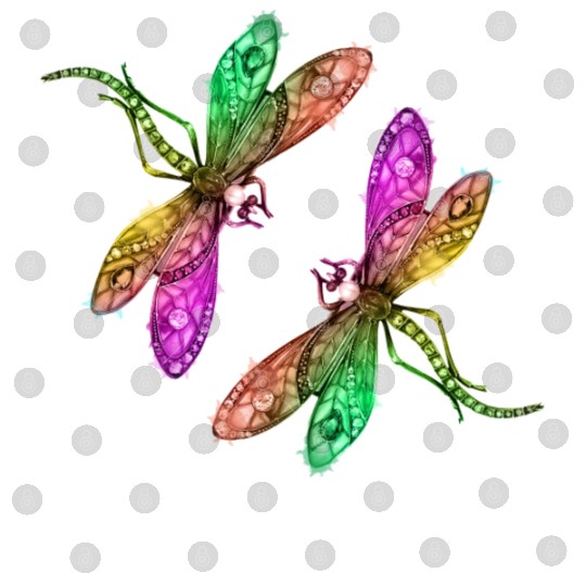 Spring, colorful insects playing. Digital Files