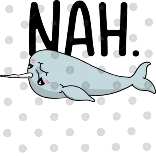 Procrastinating Narwhal Lover Aquatic Animals Digital Files
