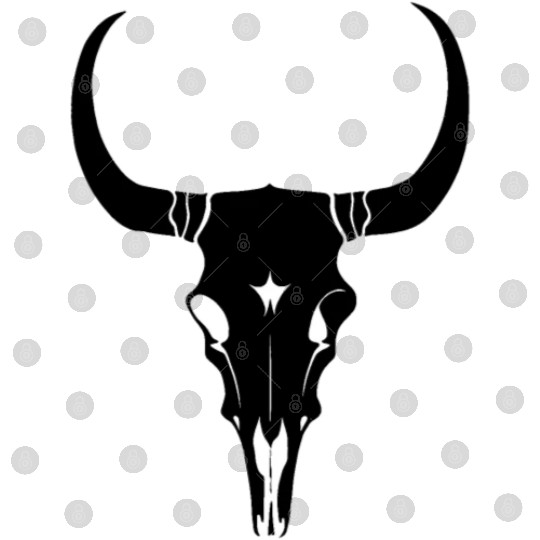 Cattle Skull Cow Skull Rodeo Western Skeleton Digital Files