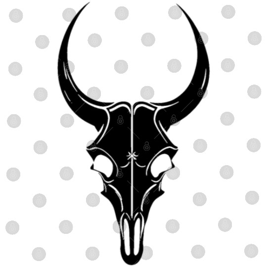 Cattle Skull Cow Skull Rodeo Western Skeleton Digital Files