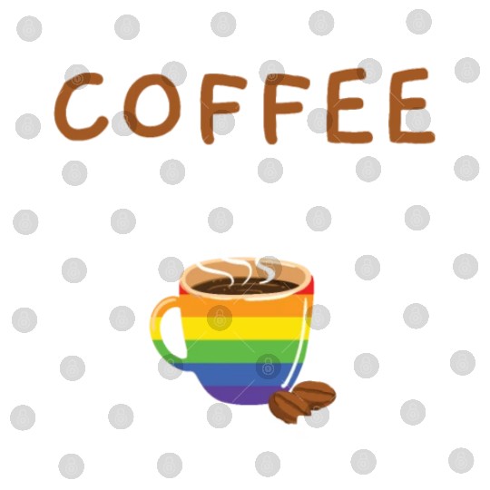 I Drink Coffee With Pride Rainbow Pride LGBTQ Digital Files
