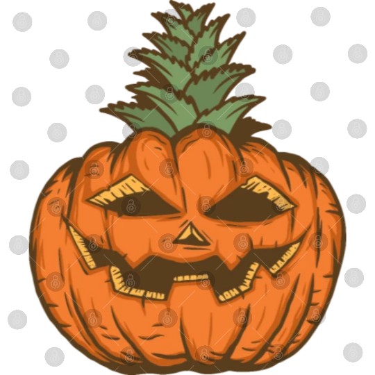 Halloween Pineapple Pumpkin Digital Files