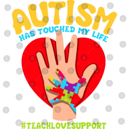 Autism Has Touched My Life Autism Teacher Digital Files
