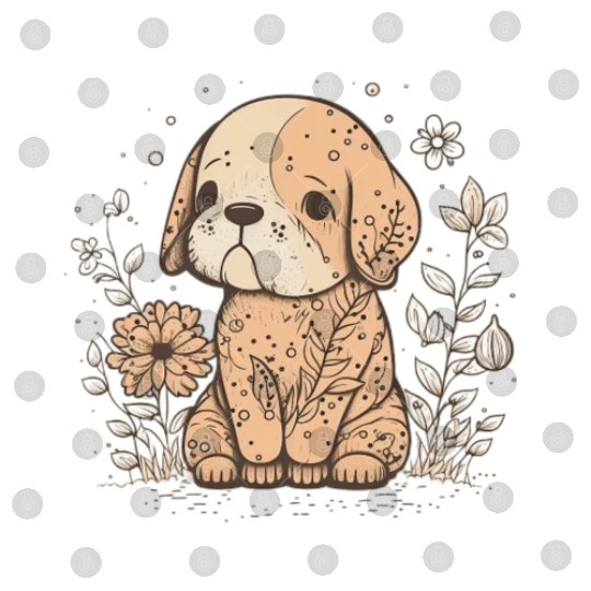 Brown is the New Cute: A Tribute to Adorable Pups Digital Files