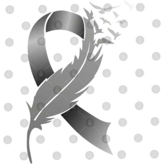 Brain Cancer Tumor Awareness I Wear Grey For My Digital Files