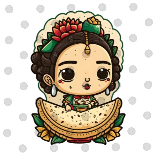 Frida Kahlo & Tacos Cinco De Mayo Mexican Fiesta Digital Files
