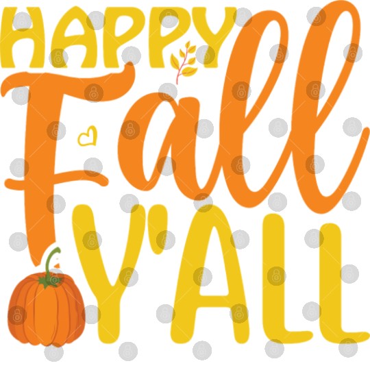 Happy Fall Y all Digital Files
