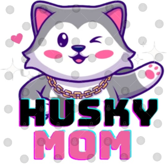 Husky Dog Mom, husky lover Digital Files