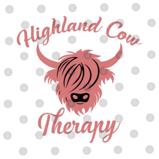 Highland Cow Therapy Digital Files