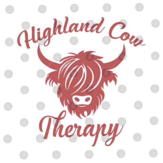 Highland Cow Therapy Digital Files