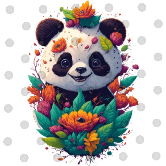 Cute baby panda Digital Files