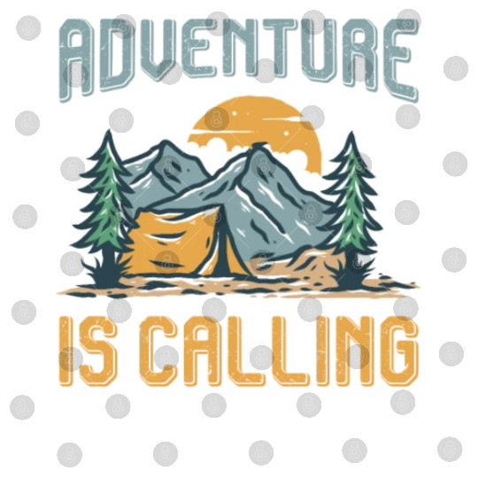 Adventure is calling Mountain lover Hiking Digital Files