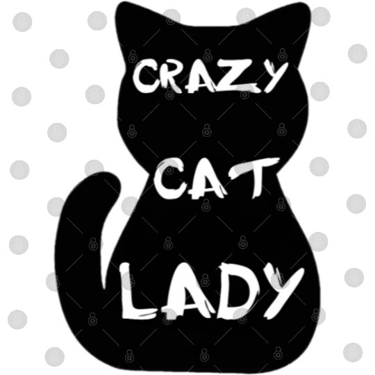 Crazy cat lady Digital Files
