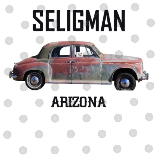 Old car city of Seligman in Arizonna, US Route 66 Digital Files