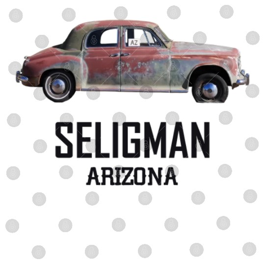 Old car city of Seligman in Arizonna, US Route 66 Digital Files