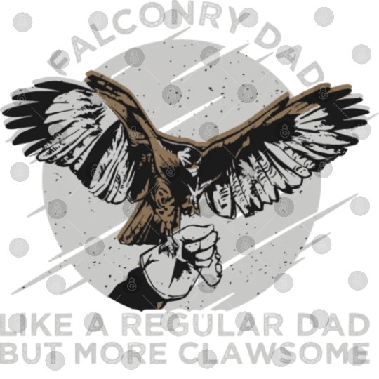 Falconry Dad Eagle Flying Digital Files