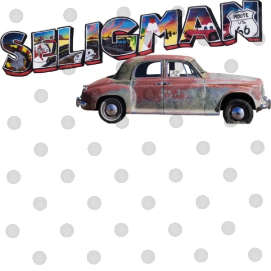 Old car city of Seligman in Arizonna, US Route 66 Digital Files