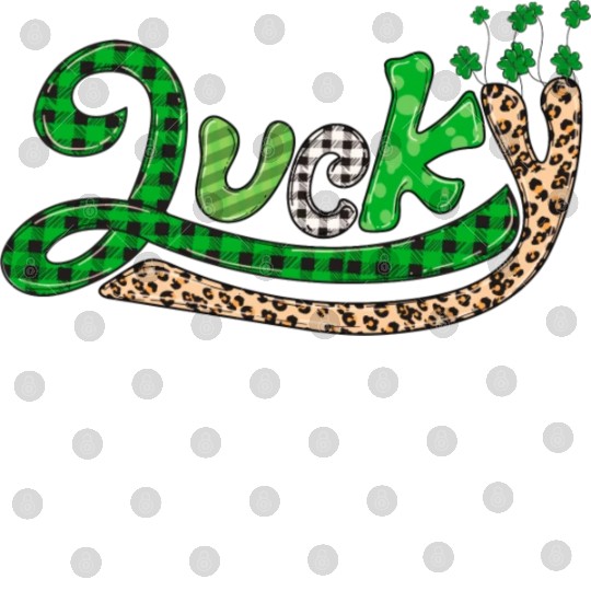 Lucky Of The Irish shamrock Charms Digital Files