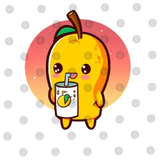 Refreshing mango enjoying mango juice Digital Files