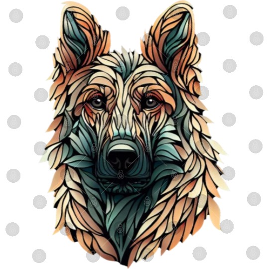 GERMAN SHEPHERD ART PUPPY DOG ANIMALS ART Digital Files