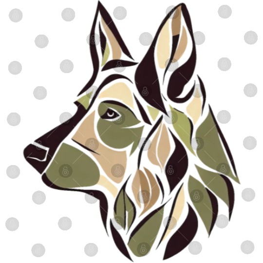 GERMAN SHEPHERD ART PUPPY DOG ANIMALS ART Digital Files