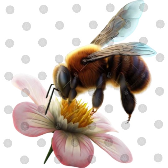 bee on flower Digital Files