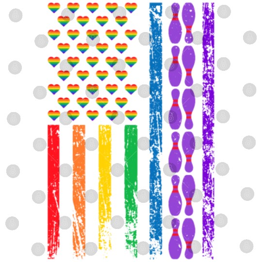 American SportsRainbow Flag LGBT Pride Month Digital Files