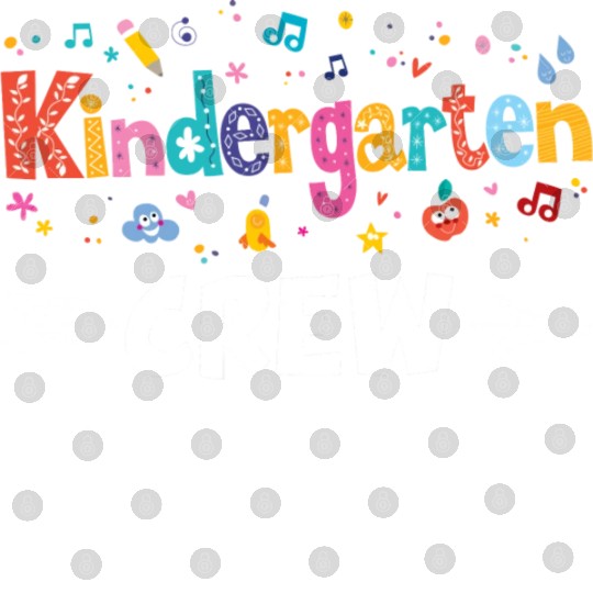 Kindergarten Crew Teacher Team Kinder squad Digital Files