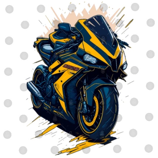 Illustration sport motorcycle Digital Files