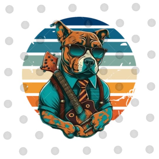 pitbull Sunglasses guitar Digital Files