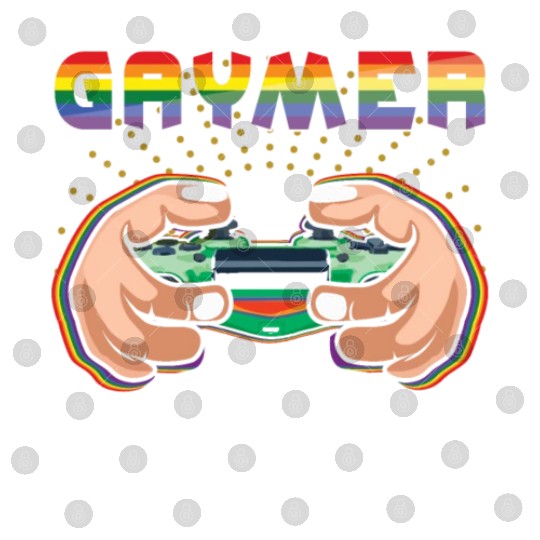 Gamer LGBTQ Rainbow LGBT Pride Month Digital Files