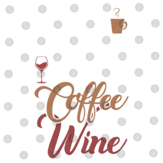 Life is between Coffee and Wine Latte Art Barista Digital Files