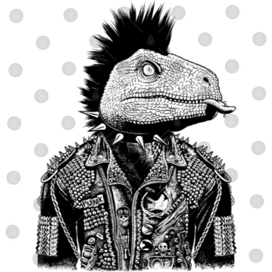 Crested Punk Velociraptor Digital Files