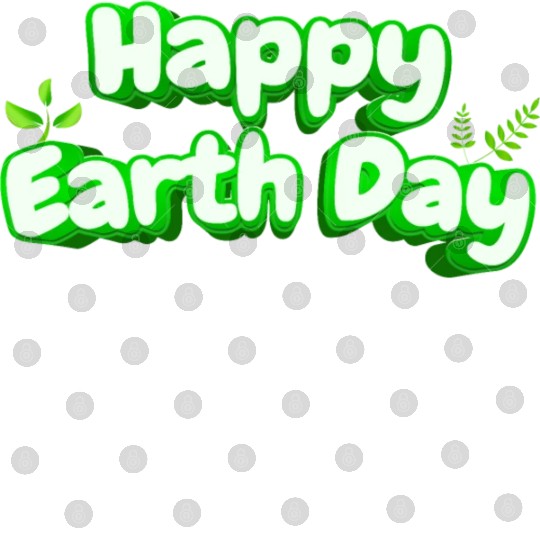 Happy Earth Day design . Digital Files