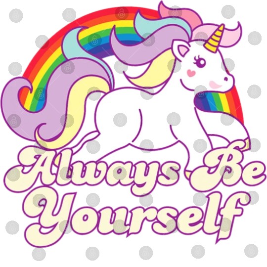 LGBT CSD Be Yourself Gay Lesbian Pride Unicorn Digital Files