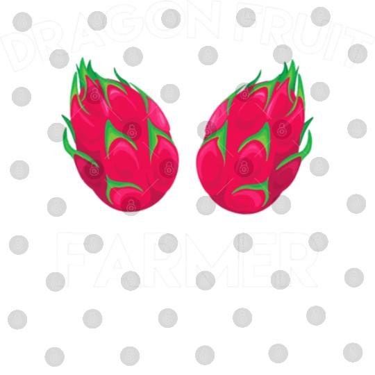 Dragon Fruit Farmer Outfit Love Tropical Food Digital Files