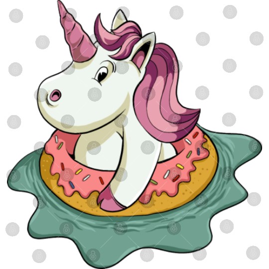 Unicorn Swimming Digital Files