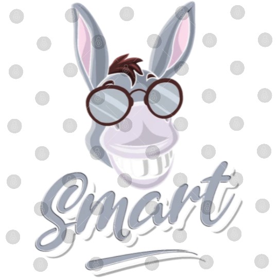 Smart Donkey Zookeeper Animal Lover Farmer Digital Files