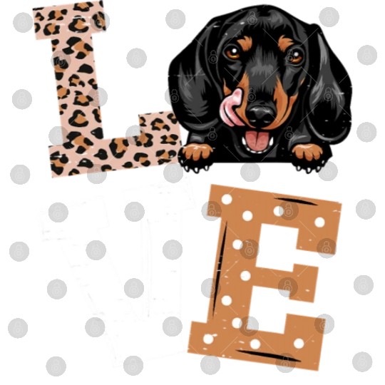 Dachshund Dog I Love My Dachshund Funny Dog Lovers Digital Files