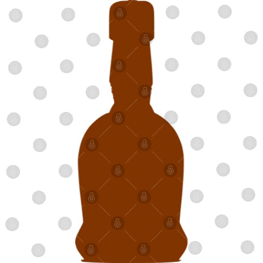 Liquor Bottle Vector Single Color Digital Files