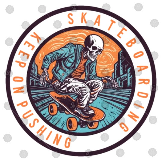 Skull Skeleton Skateboard Skater Digital Files