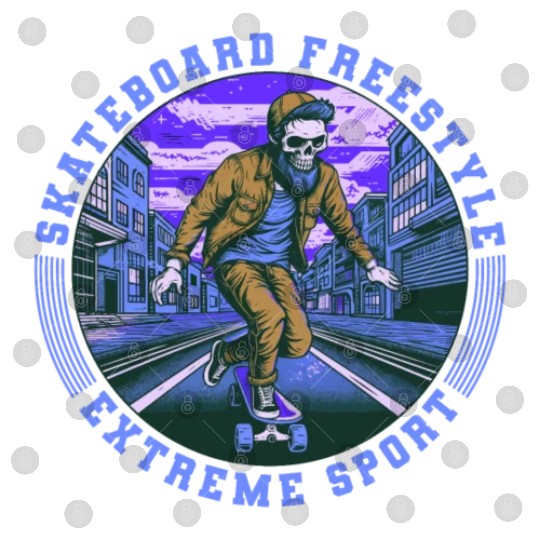 Skull Skeleton Skateboard Skater Gift Digital Files