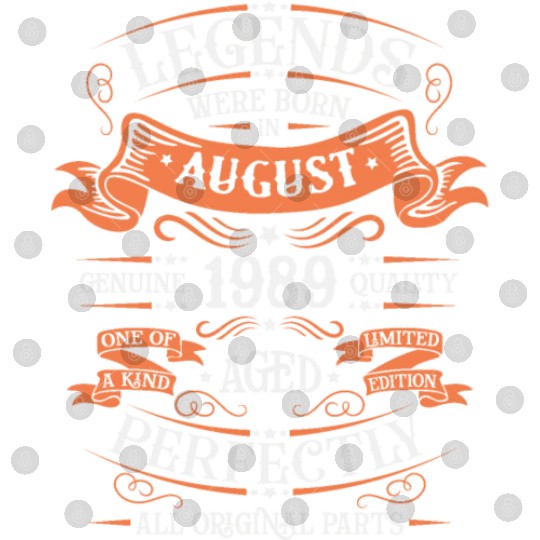 August 1989 anniversary 1989 legends August Digital Files