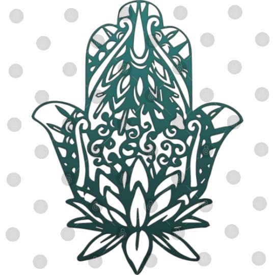 The Mandala Hand: A Symbol of Peace and Harmony Digital Files