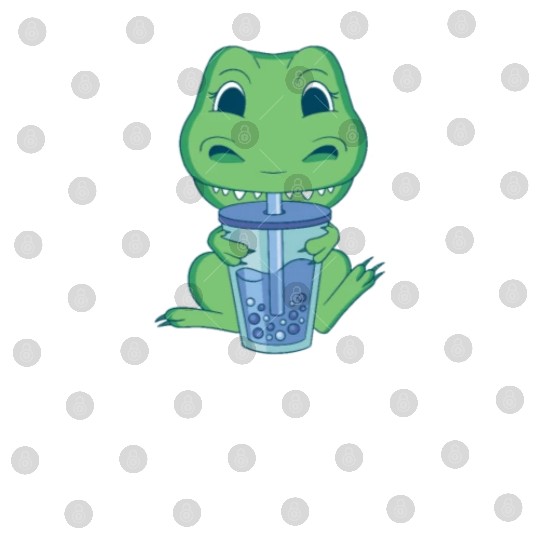 Boba Tea Rex Bubble Tea Lover Boba Tea Drinker Digital Files