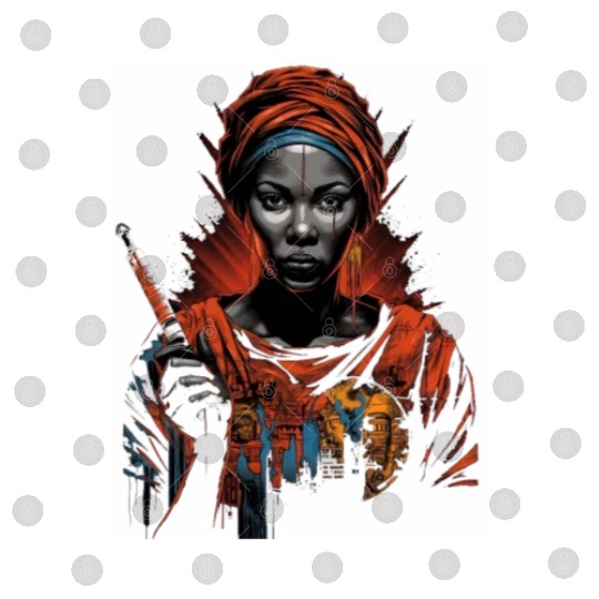 African American Nurse Afro Woman Syringe Nursing Digital Files