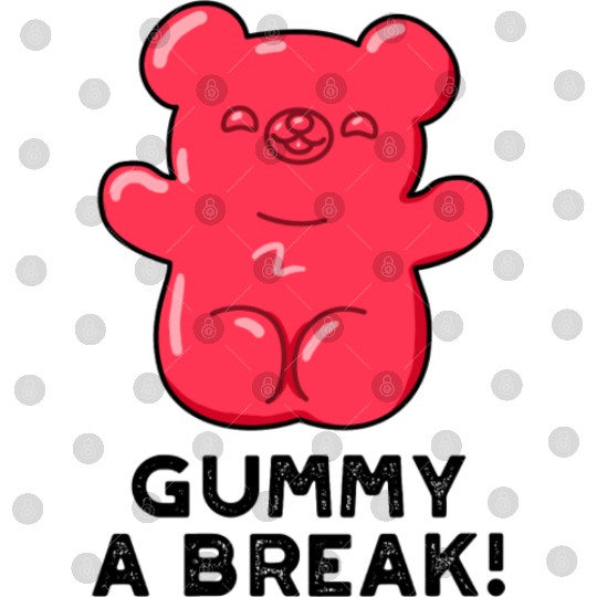Gummy A Bread Cute Candy Digital Files