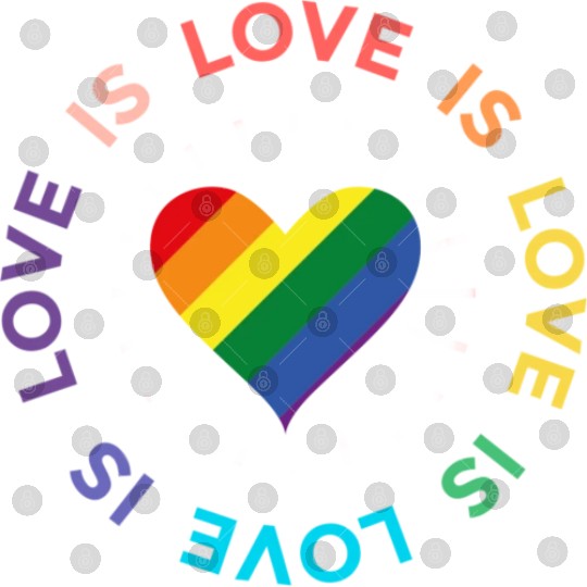 Love is Love rainbow Digital Files